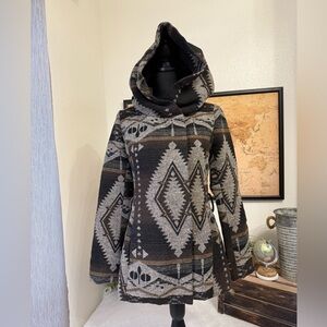 Paris Blues Y2K wool blend hooded jacket size small